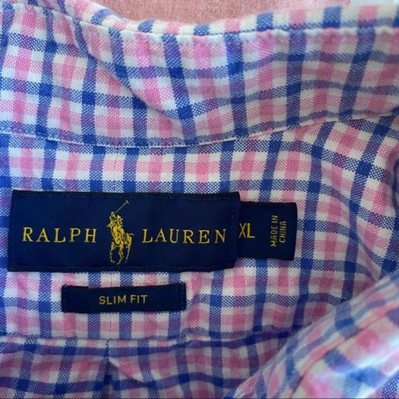 Shirt button down Ralph Lauren long sleeves XL - Picture 4 of 5